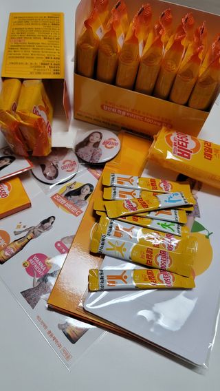 [광동제약] 비타500데일리스틱70포&굿즈3종 — 5점을 준 리뷰어가 2021년 10월 올린 사용 사진