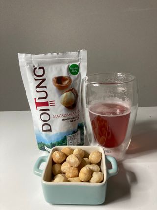 도이퉁 마카다미아 넛 90g  로얄 마카넛 오리지널 쏠트 허니 — 4점을 준 리뷰어가 2021년 3월 올린 사용 사진