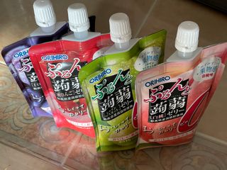 ORIHIRO 오리히로 곤약젤리 제로칼로리 130g 4종 4팩(맛별로 1팩씩) — 4점을 준 리뷰어가 2023년 3월 올린 사용 사진