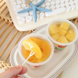 돌 MF[Dole] 파인애플컵/망고컵/복숭아컵 198g 6입X1박스 (맛 1가지 랜덤 발송) — 5점을 준 리뷰어가 2023년 6월 올린 사용 사진