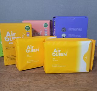 에어퀸 뉴브레스 유기농 생리대 4종 (팬티라이너 20P + 중형 10P + 대형 10P + 오버나이트 8P)_체험단 — 5점을 준 리뷰어가 2024년 6월 올린 사용 사진
