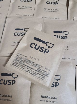 커스프 드립백 커피 G1원두 버라이어티팩 12g 12개입 — 5점을 준 리뷰어가 2022년 8월 올린 사용 사진