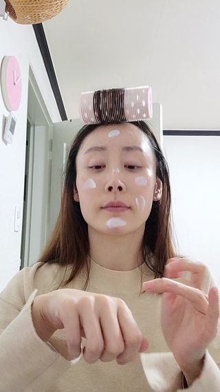 바노바기 코스메틱 바노바기 밀크씨슬 리페어 시카 선스크린 플러스 50ml — 3점을 준 리뷰어가 2023년 2월 올린 사용 사진