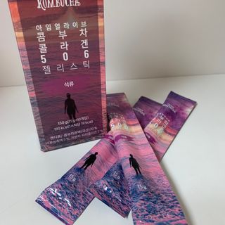 엘리샤코이 아임얼라이브 콤부차 콜라겐 506 스틱젤리 석류 — 5점을 준 리뷰어가 2021년 7월 올린 사용 사진