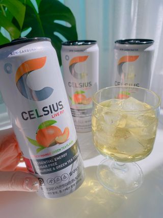 셀시어스 오리지널 325ml 에너지 비타민 피트니스 드링크(24can) 다이어트 음료 — 5점을 준 리뷰어가 2022년 5월 올린 사용 사진