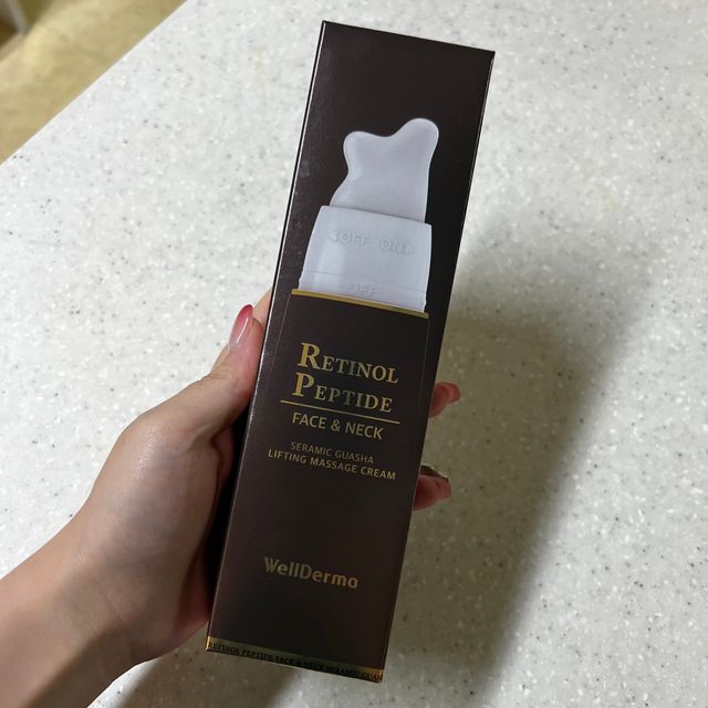 웰더마 레티놀 펩타이드 리프팅 괄사크림 리뷰 사진
