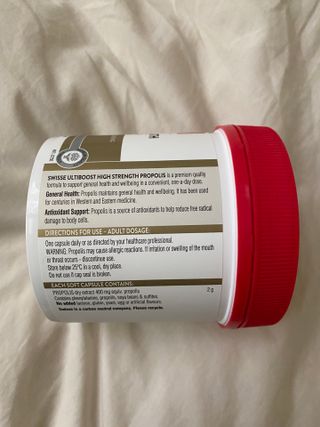 Swisse 스위스 고함량 프로폴리스 2,000mg 210정 — 5점을 준 리뷰어가 2021년 11월 올린 사용 사진