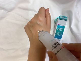 리더스코스메틱 카밍 바이오틱스 앰플 — 5점을 준 리뷰어가 2021년 4월 올린 사용 사진