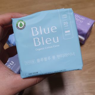 블루블루 유기농 순면 커버 생리대 — 5점을 준 리뷰어가 2021년 1월 올린 사용 사진