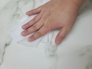햅스 세균없는 주방 대형 2팩, HAPS sanitizer wipe — 5점을 준 리뷰어가 2021년 12월 올린 사용 사진
