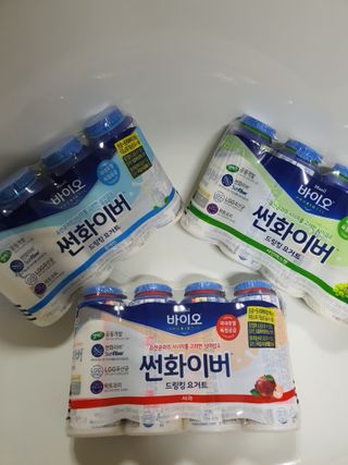 LIVE 매일바이오 썬화이버 드링킹 요거트 — 5점을 준 리뷰어가 2022년 8월 올린 사용 사진