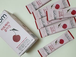 이롬 erom 타트체리 콜라겐 — 5점을 준 리뷰어가 2021년 3월 올린 사용 사진