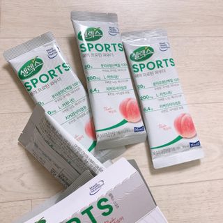 셀렉스스포츠 [복숭아맛] 셀렉스 스포츠 웨이 프로틴 파우더 스틱형 — 5점을 준 리뷰어가 2021년 5월 올린 사용 사진