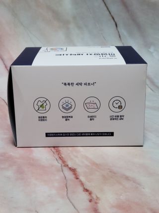 [올가드] 이염방지 세탁시트(100매입) 1BOX — 4점을 준 리뷰어가 2023년 2월 올린 사용 사진