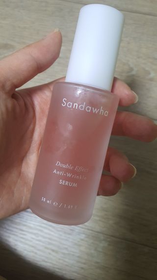 산다화 더블 이펙트 안티 링클 세럼 50ml — 4점을 준 리뷰어가 2022년 10월 올린 사용 사진