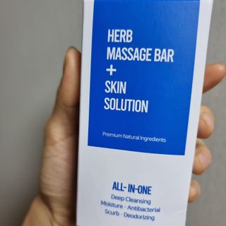 제이제이바이오 허브마사지바 올인원 알약비누 — 5점을 준 리뷰어가 2022년 1월 올린 사용 사진