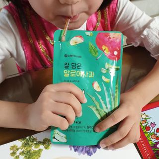 서울약사신협 잘 담은 알로애사과_70ml x 30포 — 5점을 준 리뷰어가 2021년 9월 올린 사용 사진