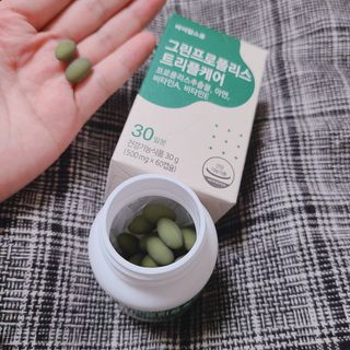 바이탈스푼 그린프로폴리스트리플케어 — 5점을 준 리뷰어가 2021년 6월 올린 사용 사진