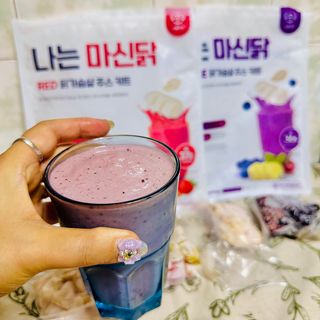 수플먼트 나는 마신닭!! 닭가슴살 주스키트, 먹기 힘들었던 닭가슴살 이제는 마시자 — 5점을 준 리뷰어가 2023년 7월 올린 사용 사진