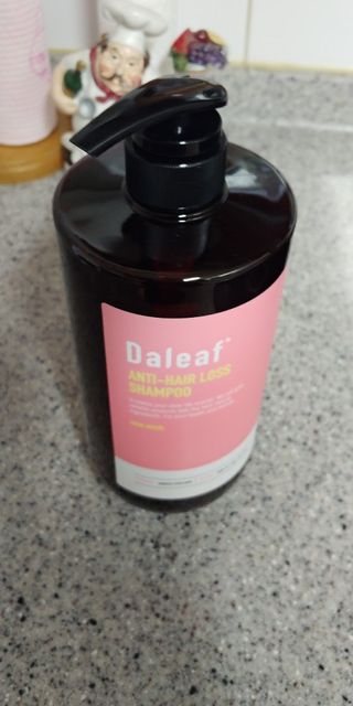 달리프 진저 베러 퍼퓸 탈모 완화 샴푸 1000ml 향 3종 — 5점을 준 리뷰어가 2021년 2월 올린 사용 사진