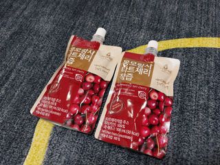 자연에온 몽모랑시 타트체리 3종 세트 구성 - 저분자콜라겐젤리, NFC 착즙주스 — 5점을 준 리뷰어가 2021년 7월 올린 사용 사진