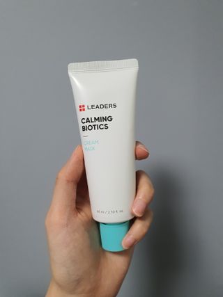 리더스코스메틱 리더스 카밍 바이오틱스 크림 마스크 — 5점을 준 리뷰어가 2021년 5월 올린 사용 사진