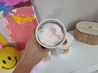 젤리벨리 솜사탕 2종-딸기치즈케이크, 바닐라 — 5점을 준 리뷰어가 2021년 12월 올린 사용 사진