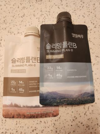 일일하우 슬리밍 플랜B 고소한 귀리맛, 진한 카카오맛 (체중조절식) — 5점을 준 리뷰어가 2023년 7월 올린 사용 사진