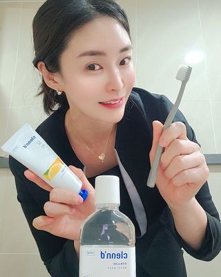 주식회사 클린디 [클린디]🌿민트향으로 상쾌하게, 단짝가글 + 맞춤 칫솔 + 치약 세트🦷 — 5점을 준 리뷰어가 2022년 1월 올린 사용 사진