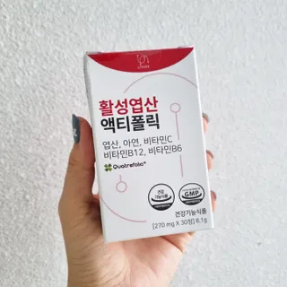 [리노브] 4세대 활성엽산 액티폴릭 270mg x 30정 — 5점을 준 리뷰어가 2022년 8월 올린 사용 사진