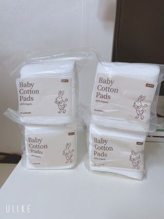 디어엘로디 프리미엄 유기농 베이비 솜티슈 40매 3 + 1 PACK — 5점을 준 리뷰어가 2021년 3월 올린 사용 사진