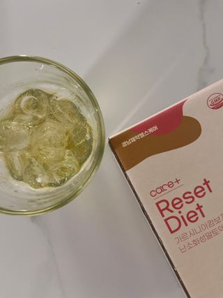 [경남제약헬스케어] 케어플러스 리셋 다이어트 청포도맛 100ml X 5포 (5일분) — 5점을 준 리뷰어가 2023년 5월 올린 사용 사진