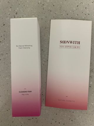 SOONWITH 바이오 내추럴 리프레싱 폼클렌징 — 4점을 준 리뷰어가 2021년 3월 올린 사용 사진