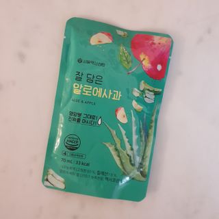 서울약사신협 잘 담은 알로애사과_70ml x 30포 — 5점을 준 리뷰어가 2021년 9월 올린 사용 사진