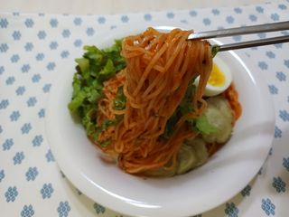 [한면원] 비빔국수 2인분 — 5점을 준 리뷰어가 2022년 8월 올린 사용 사진