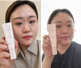 프리마인 선크림만 바꿨을 뿐인데 매일 물 2L챙겨먹고 기초케어 완벽하게 한 물빛피부 완성,셀라브UV프로텍터 — 5점을 준 리뷰어가 2023년 6월 올린 사용 사진