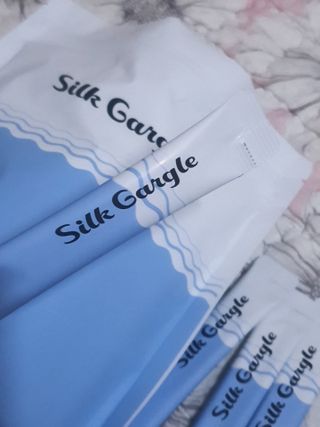 실크가글 실크단백질 함유 구강청결제 11ml 50포 — 5점을 준 리뷰어가 2021년 9월 올린 사용 사진