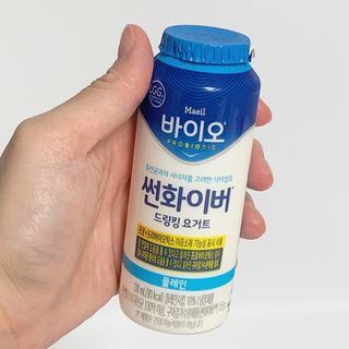 LIVE 매일바이오 썬화이버 드링킹 요거트 — 5점을 준 리뷰어가 2022년 8월 올린 사용 사진