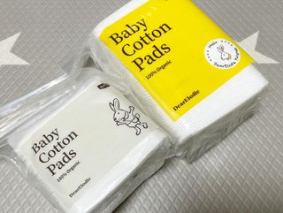 디어엘로디 프리미엄 유기농 유아 솜티슈 40매 3Pack +60매 1Pack 혼합형 — 5점을 준 리뷰어가 2021년 4월 올린 사용 사진