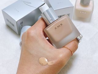 [RMK] 메이크업 베이스 + 리퀴드 파운데이션 — 5점을 준 리뷰어가 2021년 3월 올린 사용 사진