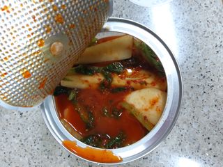 셰프애찬 알타리김치 총각김치 1kg — 5점을 준 리뷰어가 2022년 10월 올린 사용 사진