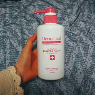 더마힐 헤어 컨디셔닝 샴푸 릴렉스 500ml — 5점을 준 리뷰어가 2021년 1월 올린 사용 사진