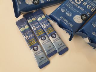 서울약사신협_프로바이오 생유산균 2.5g 160포 — 5점을 준 리뷰어가 2021년 7월 올린 사용 사진