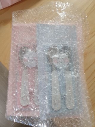 유비맘 스푼포크 케이스 세트 1+1 _컬러랜덤 발송 — 5점을 준 리뷰어가 2021년 1월 올린 사용 사진