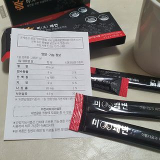 새롬바이오 리생 [미쾌변] 차전자피 식이섬유 건강기능식품 3팩 — 4점을 준 리뷰어가 2021년 6월 올린 사용 사진