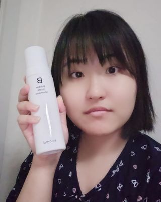 블룸비 거품 두피 샴푸 — 5점을 준 리뷰어가 2022년 8월 올린 사용 사진