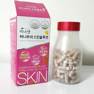 이너셋 허니부쉬 스킨솔루션 캡슐 1개월분 개별인정형 발효허니부쉬! — 4점을 준 리뷰어가 2023년 4월 올린 사용 사진