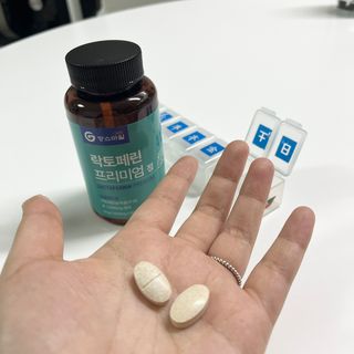 짱스마일 락토페린 프리미엄 정 1000ml x 60정 — 3점을 준 리뷰어가 2022년 12월 올린 사용 사진