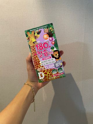 다나음 180도 칼슘젤리+아연면역젤리 — 5점을 준 리뷰어가 2021년 12월 올린 사용 사진