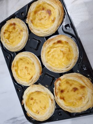 디앙뜨 포르투갈 에그타르트 오리지널 맛+패션후르츠+초콜릿타르트 맛 중 택1 — 5점을 준 리뷰어가 2021년 7월 올린 사용 사진